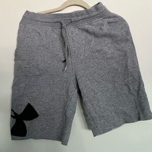 Men’s Grey under armour sweat shorts